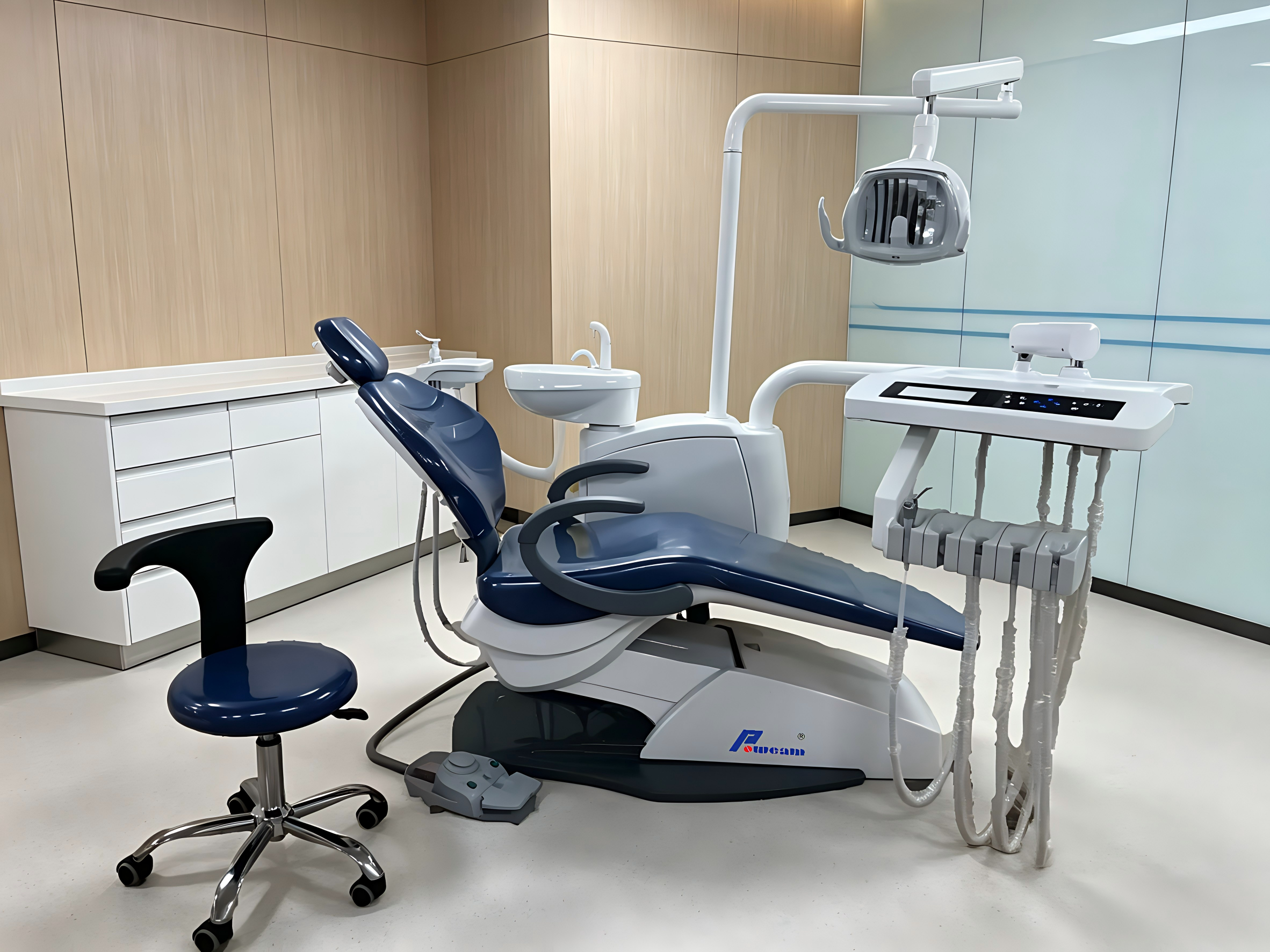 Precio de sillón dental con sillón de asistente dental para consultorio dental 