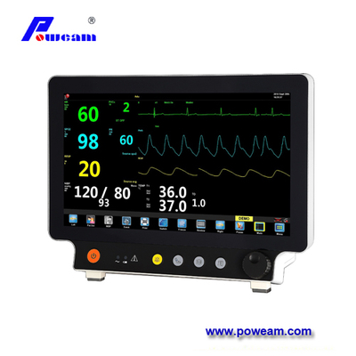 POWEAM S860 Monitor de paciente con pantalla táctil grande