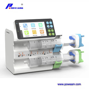 Bomba de jeringa de doble canal