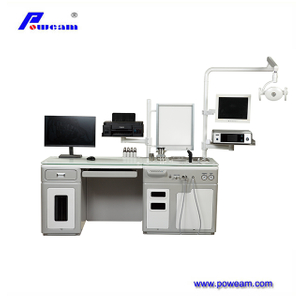 Unidad de diagnóstico médico Equipo de otorrinolaringología Unidad de tratamiento de examen otorrinolaringólogo con faro