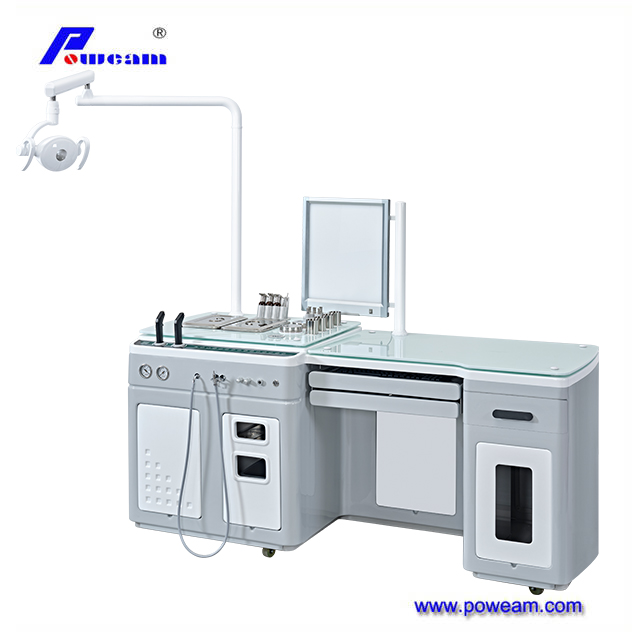 Unidad de estación de trabajo de otorrinolaringología Unidad de tratamiento de examen 