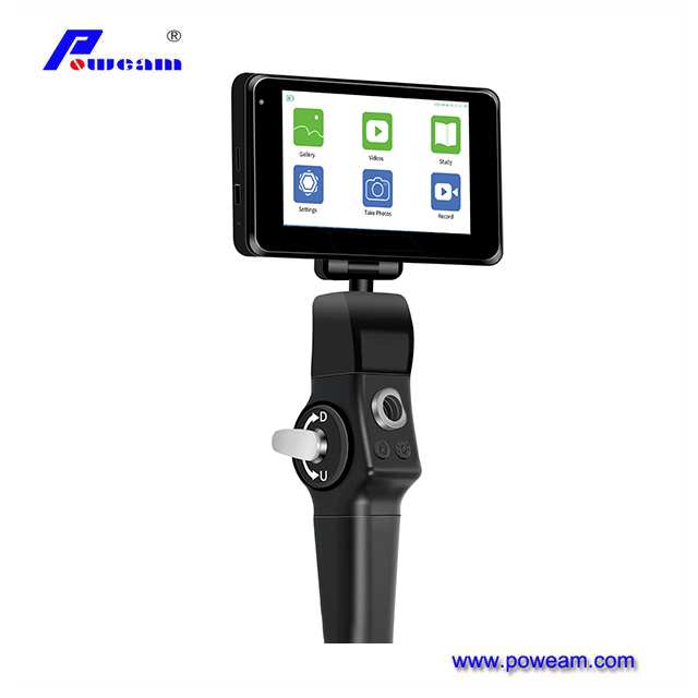 Video flexible de mano laringoscopio
