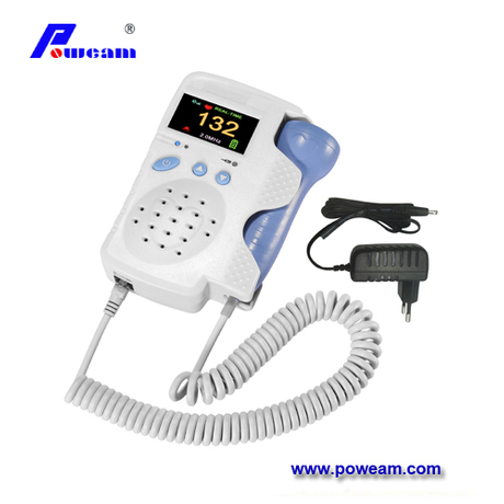 Nuevo doppler fetal de ultrasonido de bolsillo portátil para latidos del corazón del bebé