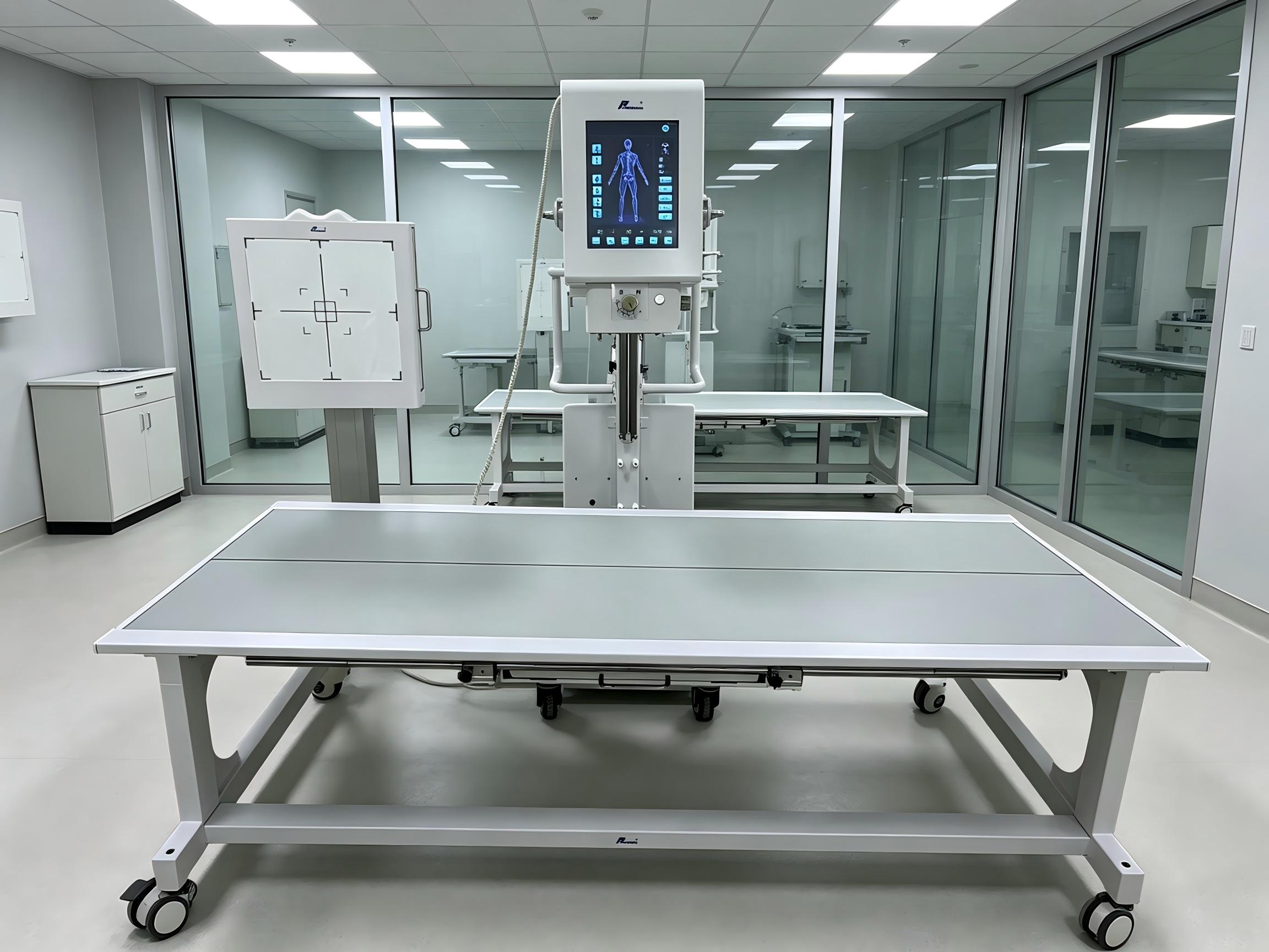 Unidad de rayos X portátil con soporte móvil