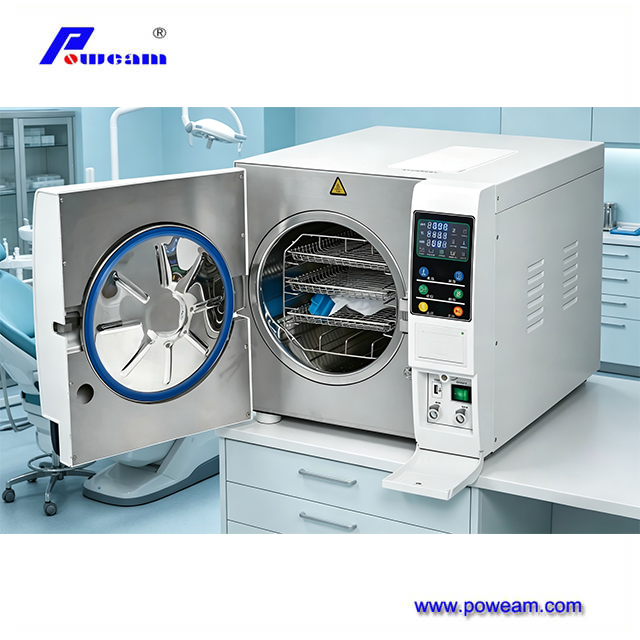 Autoclave de vapor dental de sobremesa CE 18L Clase B para uso clínico