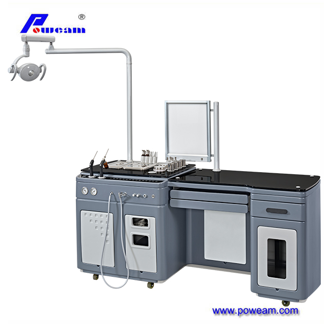 Unidad de examen de otorrinolaringología completada Silla de otorrinolaringólogo Mesa de trabajo para cirugía de pacientes