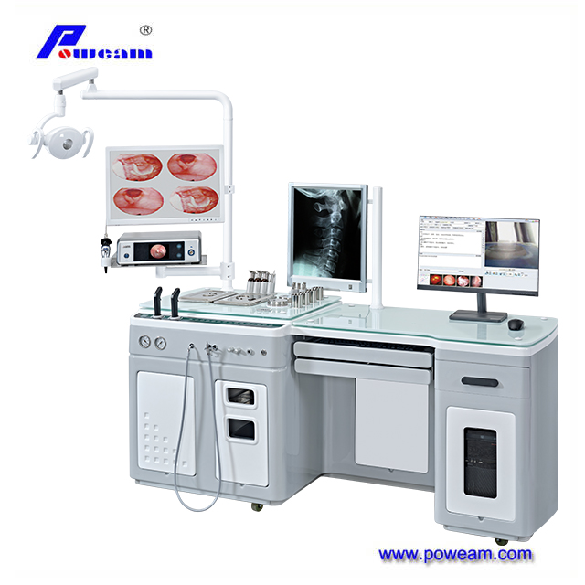 Unidad de estación de trabajo de otorrinolaringología Unidad de tratamiento de examen 