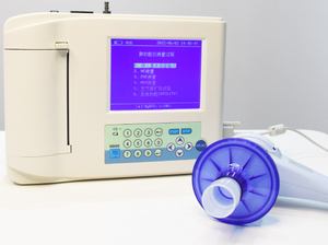 Pruebas de la función pulmonar pulmonar Analizador Espirómetro portátil digital