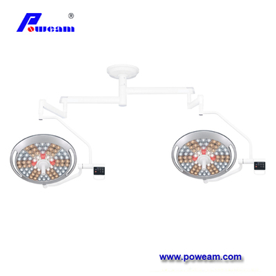 Quirúrgico médico dos cúpulas LED Shadowless quirófano luces lámpara de operación