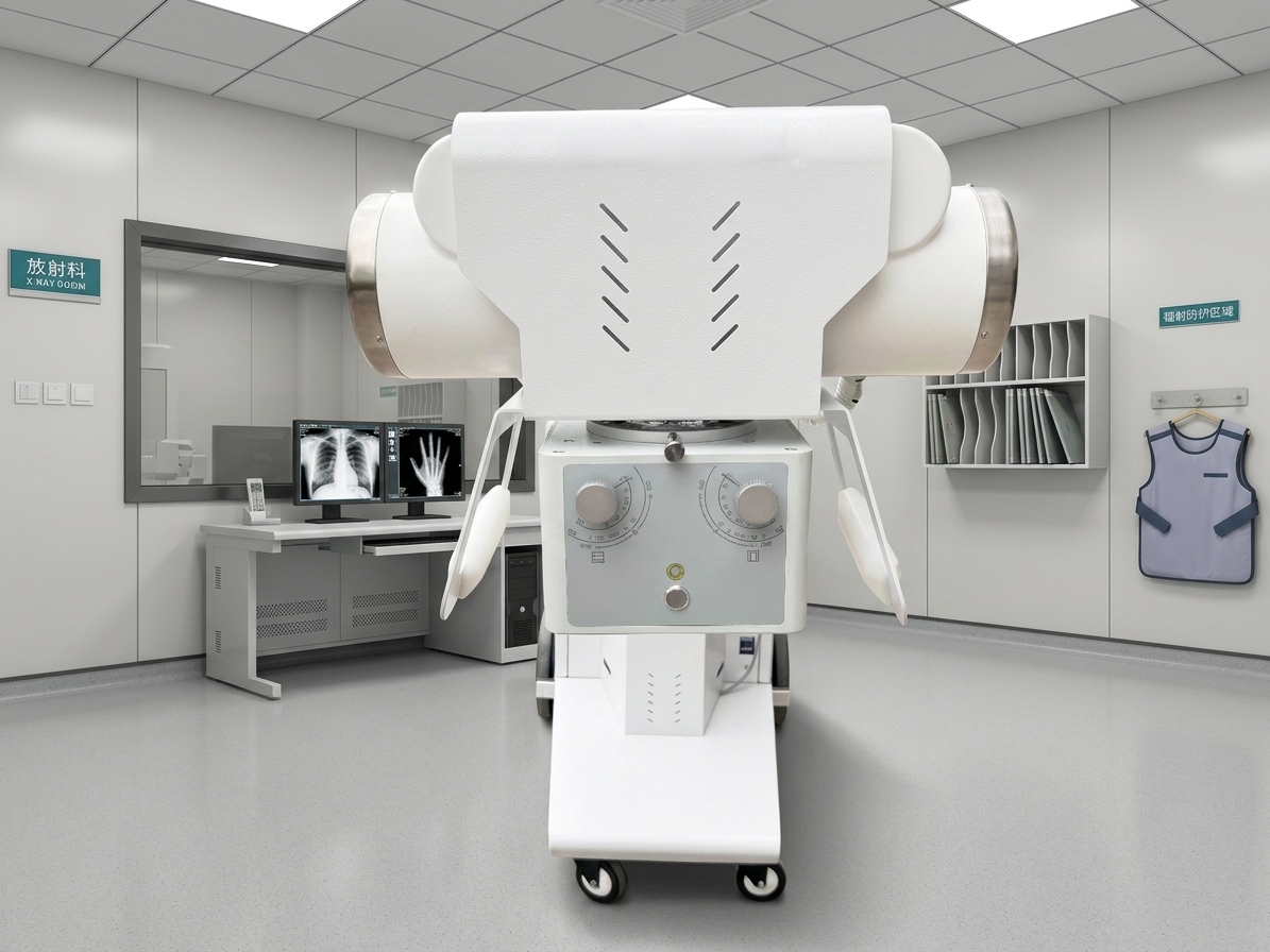 sistema móvil de la radiografía de Digitaces de la máquina de la radiografía del DR 32kW con la pantalla táctil de 17 pulgadas